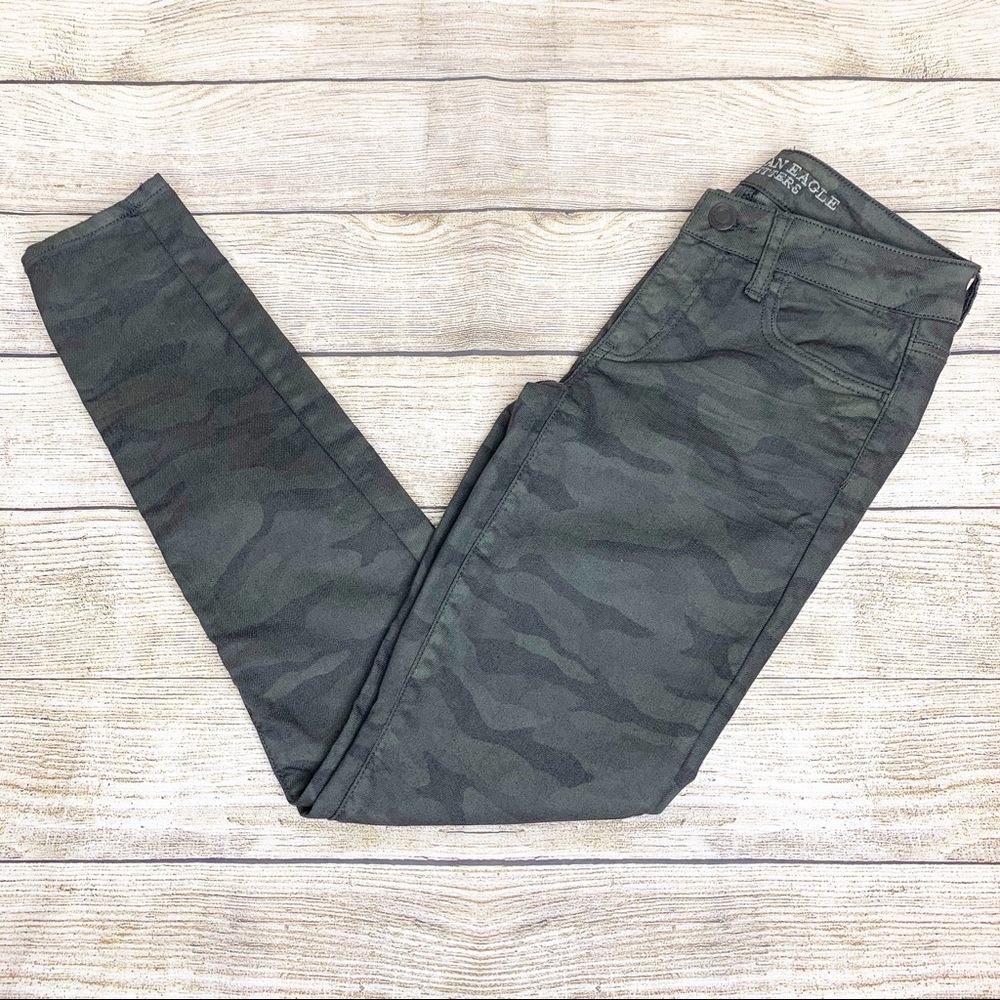 American Eagle Camo Jeggings SIze 0